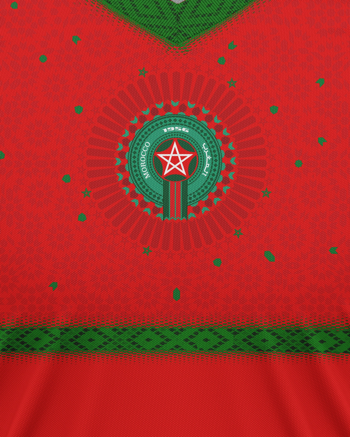 Red Mosaic - Morocco Jersey (2026WC Edition)